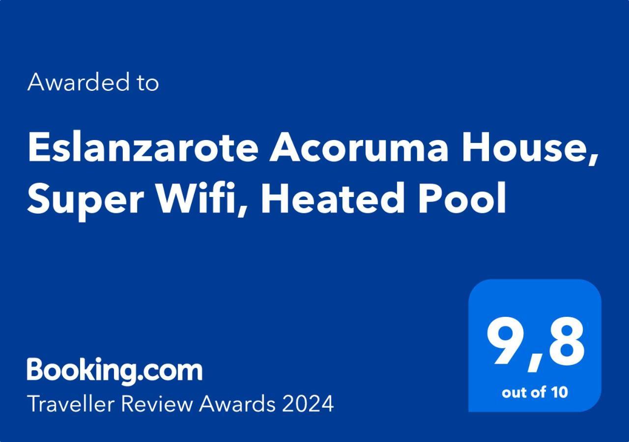 Eslanzarote Acoruma House, Super Wifi, Heated Pool Güime エクステリア 写真